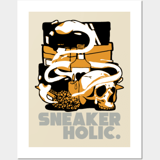 Sneaker Holic Light Curry Posters and Art